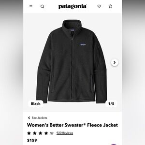 Patagonia Women's Better Sweater Fleece Jacket
